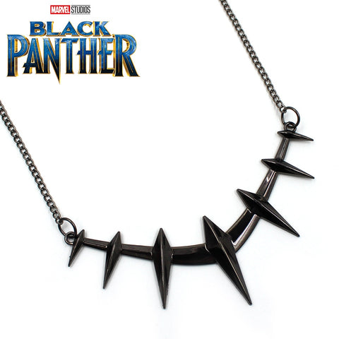 Black Panther Metal Necklace